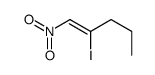 2-iodo-1-nitropent-1-ene Structure