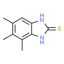 2H-Benzimidazole-2-thione,1,3-dihydro-4,5,6-trimethyl-(9CI) Structure