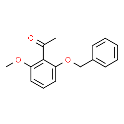 1-[2-(Benzyloxy)-6-methoxyphenyl]ethanone Structure