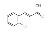 (E)-o-chlorocinnamic acid Structure