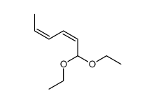 (E,E)-1,1-diethoxyhexa-2,4-diene结构式