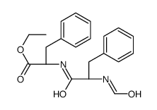 ethyl N-(N-formyl-3-phenyl-L-alanyl)-3-phenyl-L-alaninate Structure