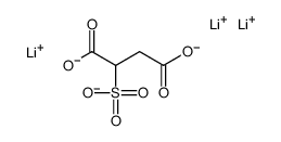 trilithium,2-sulfonatobutanedioate Structure