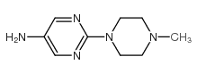 2-(4-甲基哌嗪-1-基)嘧啶-5-胺结构式