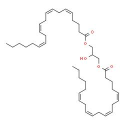 1,3-Diarachidonoyl Glycerol结构式