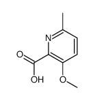3-Methoxy-6-Methyl-2-pyridinecarboxylic acid Structure