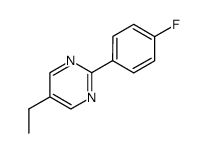 Pyrimidine, 5-ethyl-2-(4-fluorophenyl)- (9CI)结构式