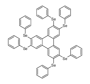 2,3,6,7,10,11-hexakis(phenylselanyl)triphenylene Structure