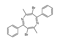 3,7-dibromo-2,6-dimethyl-4,8-diphenyl-1,5-diazocine Structure