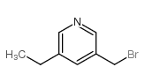 Pyridine, 3-(bromomethyl)-5-ethyl- (9CI) Structure
