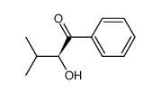 S-(+)-1-phenyl-2-hydroxy-3-methylbutanone Structure