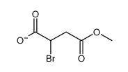 2-bromo-4-methoxy-4-oxobutanoate结构式