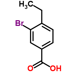 3-溴-4-乙基苯甲酸结构式
