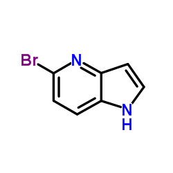 5-溴-4-氮杂吲哚结构式