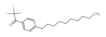 p-decyl-a,a,a-trifluoroacetophenone Structure