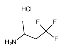 racemic 4,4,4-trifluoro-but-2-yl-amine-hydrochloride结构式