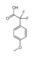 ALPHA,ALPHA-二氟-2-(4-甲氧基苯基)乙酸结构式