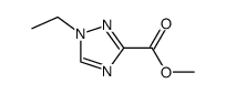1-ethyl-1H-[1,2,4]triazole-3-carboxylic acid methyl ester结构式