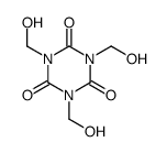 1,3,5-tris(hydroxymethyl)-1,3,5-triazinane-2,4,6-trione Structure