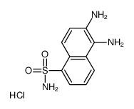 1,2-DIAMINO-NAPHTHALENE-5-SULFONAMIDE, HYDROCHLORIDE结构式