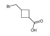 3-(溴甲基)环丁烷羧酸结构式
