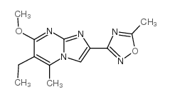 3-(6-ethyl-7-methoxy-5-methylimidazo[1,2-a]pyrimidin-2-yl)-5-methyl-1,2,4-oxadiazole Structure