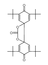 2,4,9,11-tetra-tert-butyl-13,15-dioxadispiro[5.0.57.36]pentadeca-1,4,8,11-tetraene-3,10,14-trione结构式