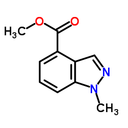 1-甲基吲唑-4-羧酸结构式