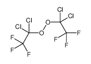 1,1-dichloro-1-(1,1-dichloro-2,2,2-trifluoroethyl)peroxy-2,2,2-trifluoroethane结构式