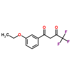 1-(3-ethoxyphenyl)-4,4,4-trifluorobutane-1,3-dione结构式