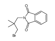 2-(3-溴-2,2-二甲基丙基)异吲哚啉-1,3-二酮结构式