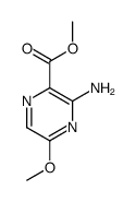 3-氨基-5-甲氧基吡嗪-2-羧酸甲酯结构式