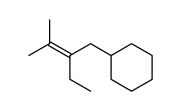 (2-ethyl-3-methylbut-2-en-1-yl)cyclohexane Structure