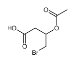 3-Acetoxy-4-bromobutanoic acid Structure