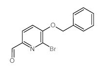 5-(苄氧基)-6-溴吡啶甲醛结构式