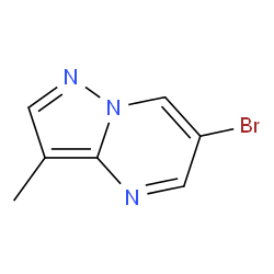 6-溴-3-甲基吡唑并[1,5-a]嘧啶结构式