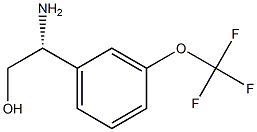 (2R)-2-AMINO-2-[3-(TRIFLUOROMETHOXY)PHENYL]ETHAN-1-OL Structure