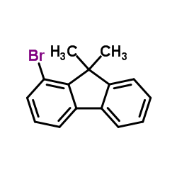 1-溴-9,9-二甲基-9H-芴结构式