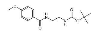 tert-butyl 2-(4-methoxybenzamido)ethylcarbamate Structure