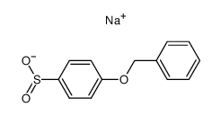 sodium 4-benzyloxy benzenesulfinate Structure