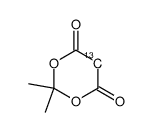 2,2-dimethyl-1,3-dioxane-4,6-dione Structure