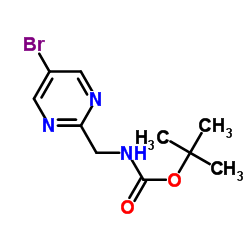 ((5-溴吡啶-2-基)甲基)氨基甲酸叔丁酯结构式