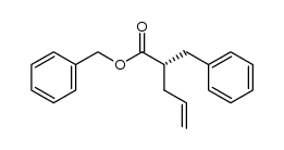 benzyl (S)-2-allyl-3-phenylpropanoate结构式