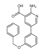 2-amino-5-(3-phenylmethoxyphenyl)pyridine-3-carboxylic acid Structure