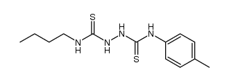 1-butyl-6-tolyl-2,5-dithiobiurea Structure