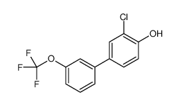 2-chloro-4-[3-(trifluoromethoxy)phenyl]phenol Structure