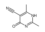 5-Pyrimidinecarbonitrile, 1,4-dihydro-2,6-dimethyl-4-oxo- (9CI)结构式