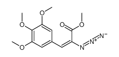 methyl 2-azido-3-(3,4,5-trimethoxyphenyl)prop-2-enoate Structure