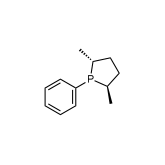 (2R,5R)-2,5-二甲基-1-苯基膦结构式