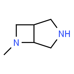 6-Methyl-3,6-diazabicyclo[3.2.0]heptane Structure